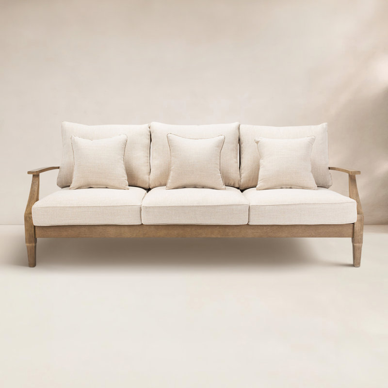 Samya 83” Wide Outdoor Patio Sofa with Cushions, ,199 (originally ,564)